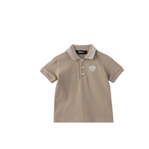 Versace Kids Beige Polo Shirt